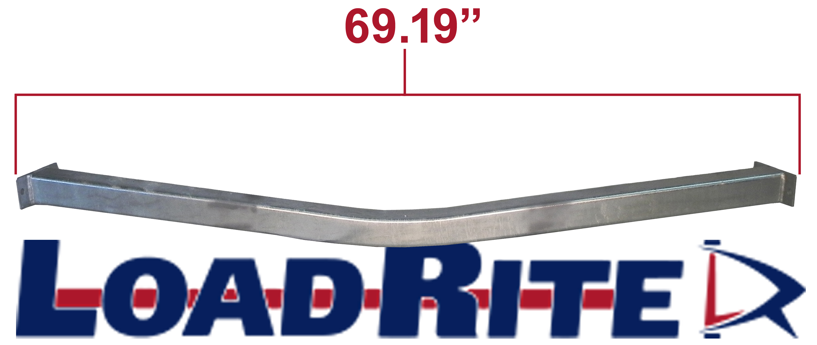 CROSSBAR WELDMENT - 3×3×69.19" - BENT