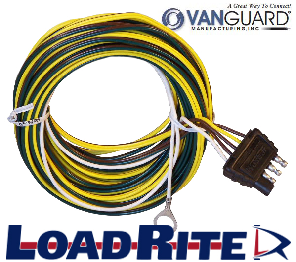 4 WAY TRAILER WIRING HARNESS - 25'