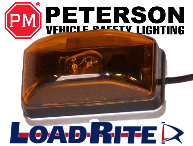 AMBER CLEARANCE LIGHT WITH 24" LEAD