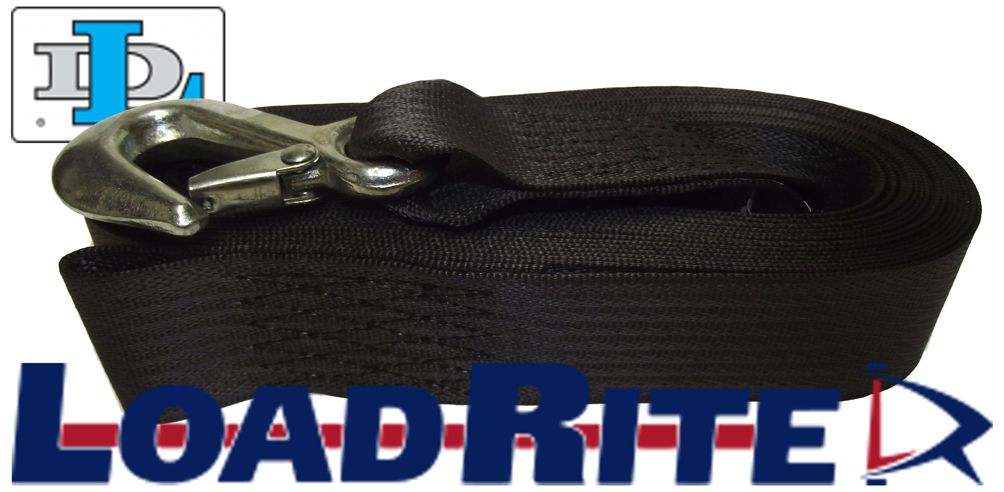 WINCH STRAP WITH HOOK - 2"×25 FEET