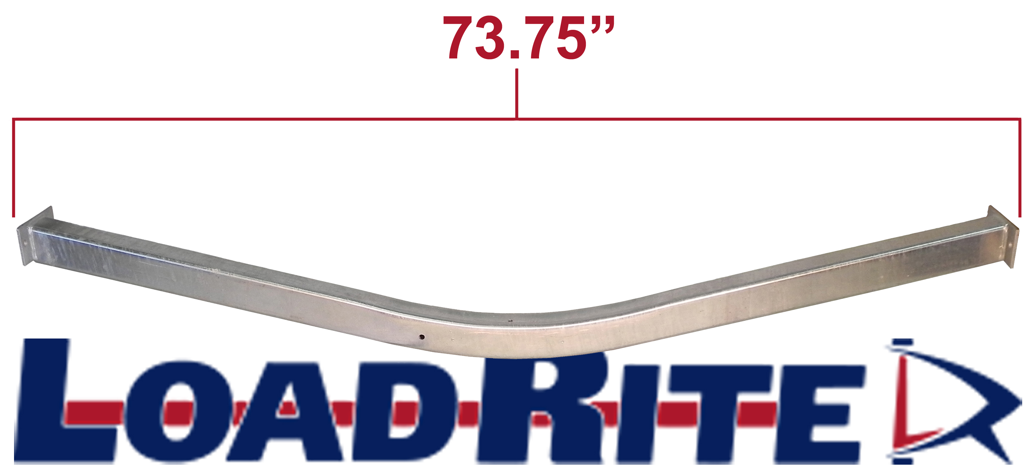 CROSSBAR WELDMENT - 3×3×73.75" - BENT