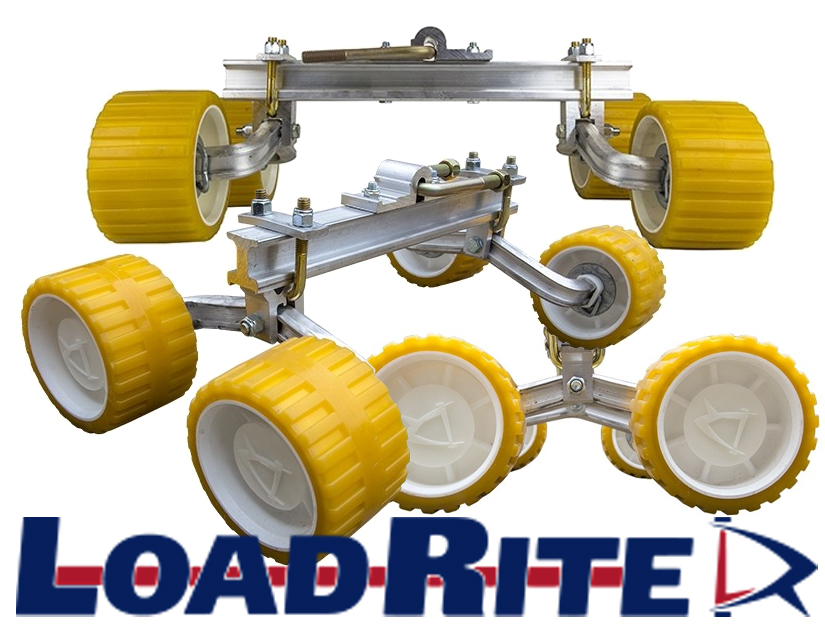 ALUMINUM I-BEAM ROLLER ASSEMBLY - YELLOW TPR