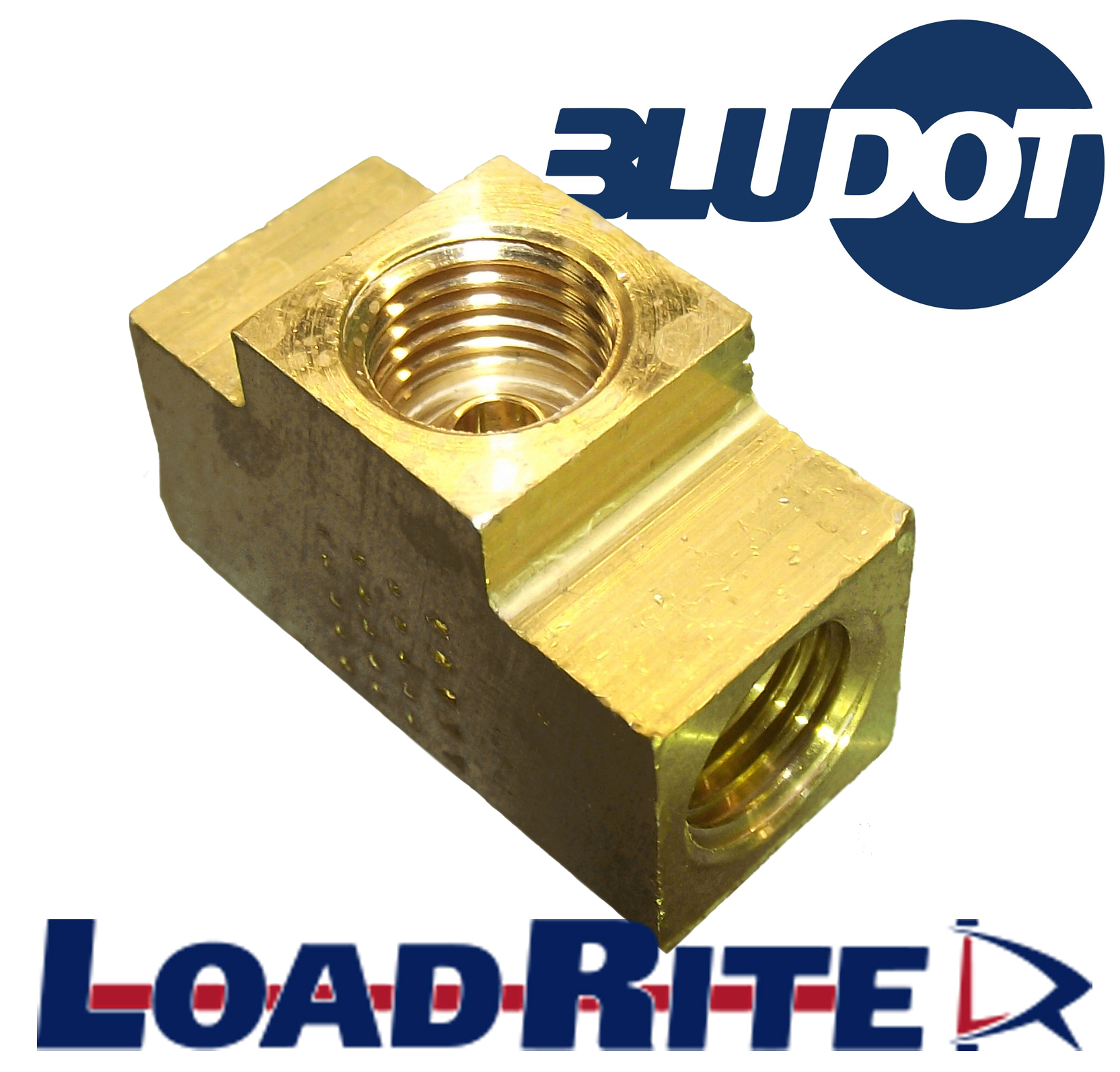 BRAKE LINE UNION TEE - BRASS