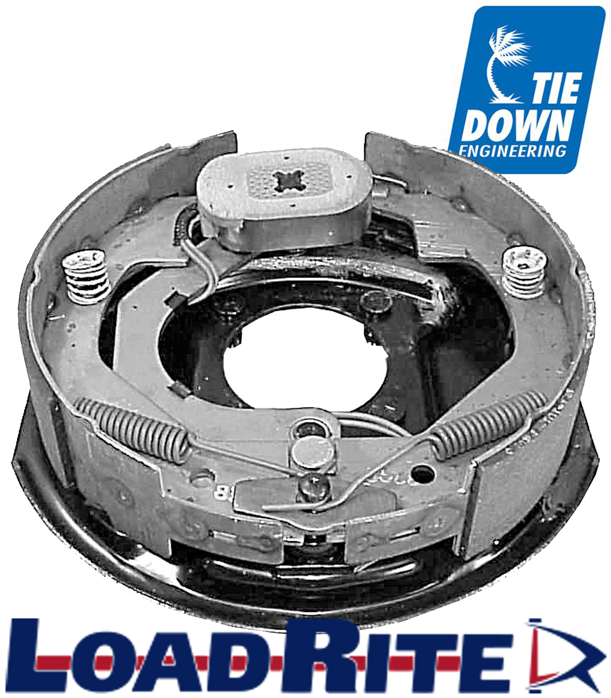 10" FREE BACKING ELECTRIC DRUM BRAKE ASSEMBLY - RIGHT HAND