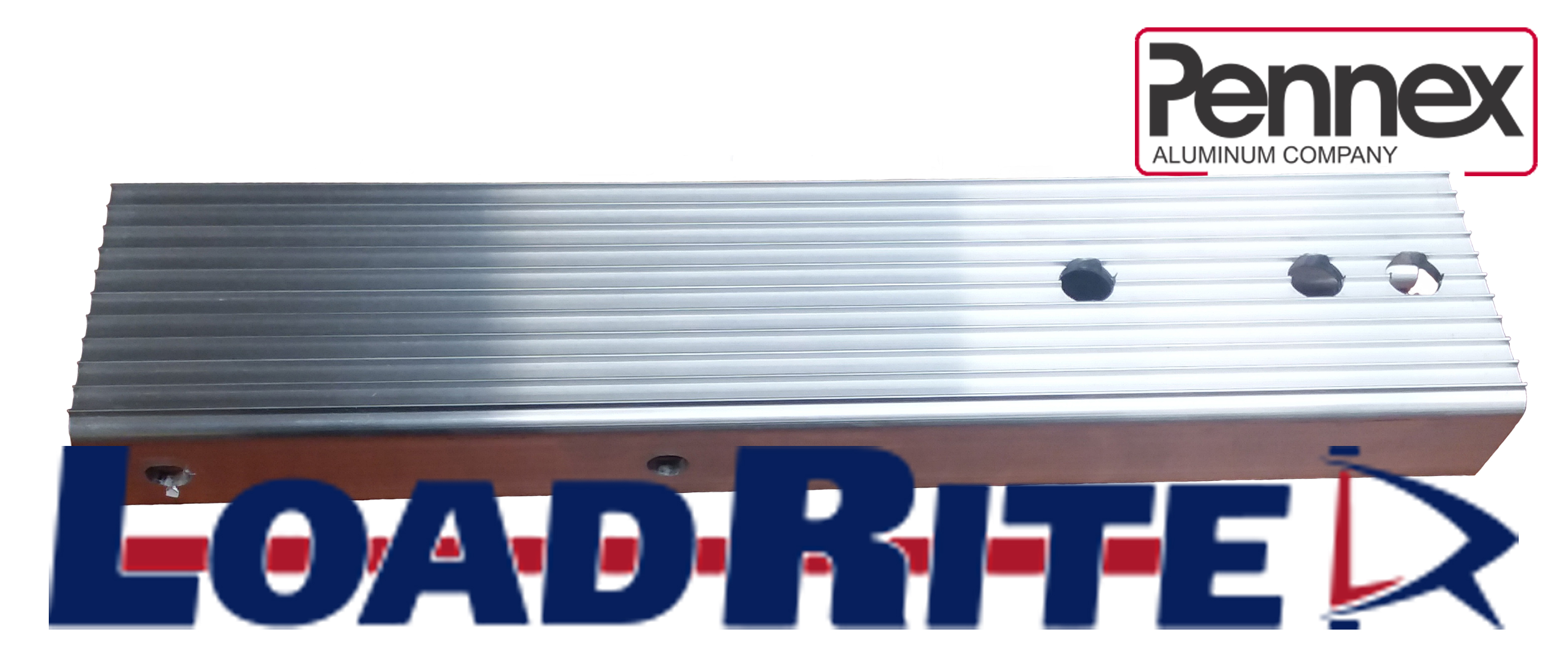 FENDER STEP WITH U-BOLT HOLES - ALUMINUM - 14.53"