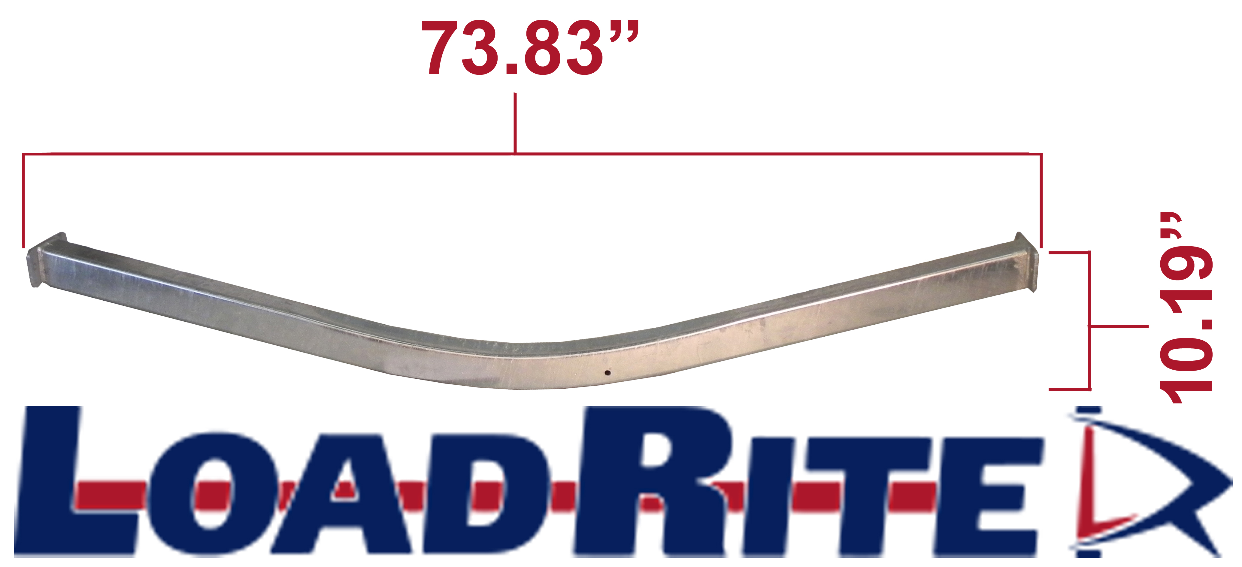 CROSSBAR WELDMENT - 3×3×73.83" - BENT