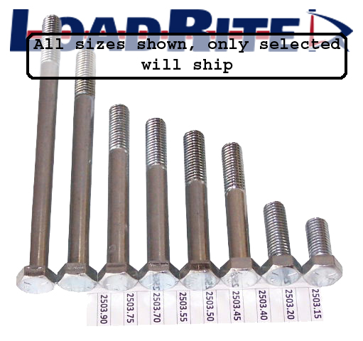 5/8" DIAMETER STAINLESS STEEL HEX HEAD BOLT