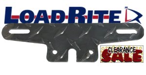 ALUMINUM - LICENSE PLATE BRACKET - SHORT / clearance sale