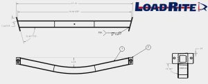 CROSSBAR WELDMENT - 3×3×55