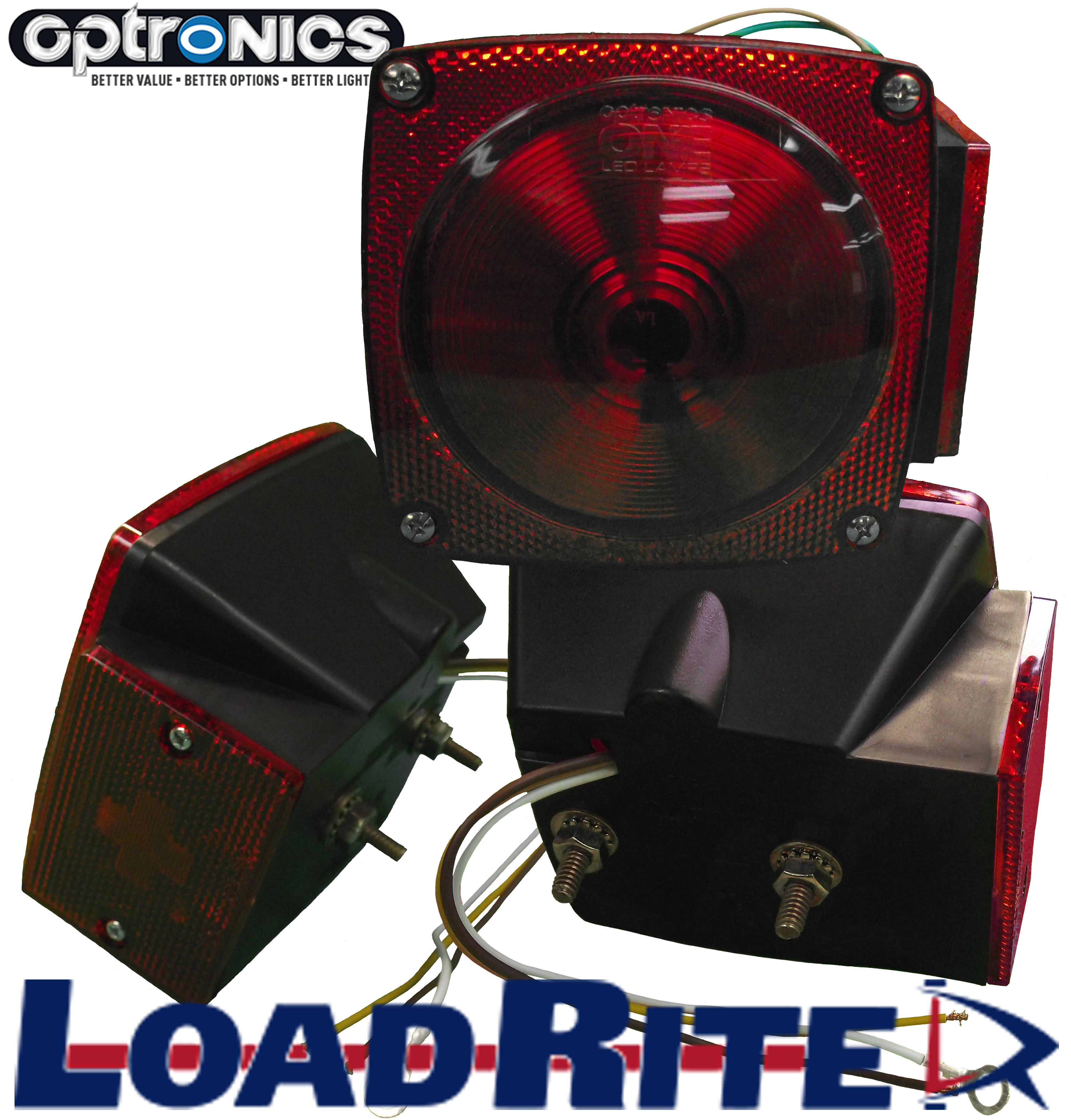 SQUARE TAILLIGHT - OPTRONICS<sup>&REG;</sup> - SINGLE DIODE - LED