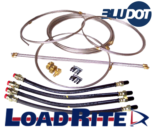 STAINLESS BRAKE LINE KIT - TANDEM TRAILER