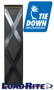 PLASTIC BUNK COVER- 2×6×24" - BLACK WITH FINISHED EDGE