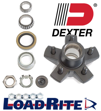 DEXTER<sup>Ⓒ</sup> CLAW STYLE HUB ASSEMBLY KIT - COMPLETE - 1750LB