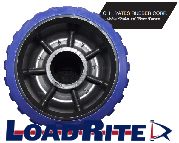 BLUE <b><font color="1b1457"><i>LOADRITE</i></font><sup>Ⓒ</sup></b> TPR ROLLER - 1.125" ID