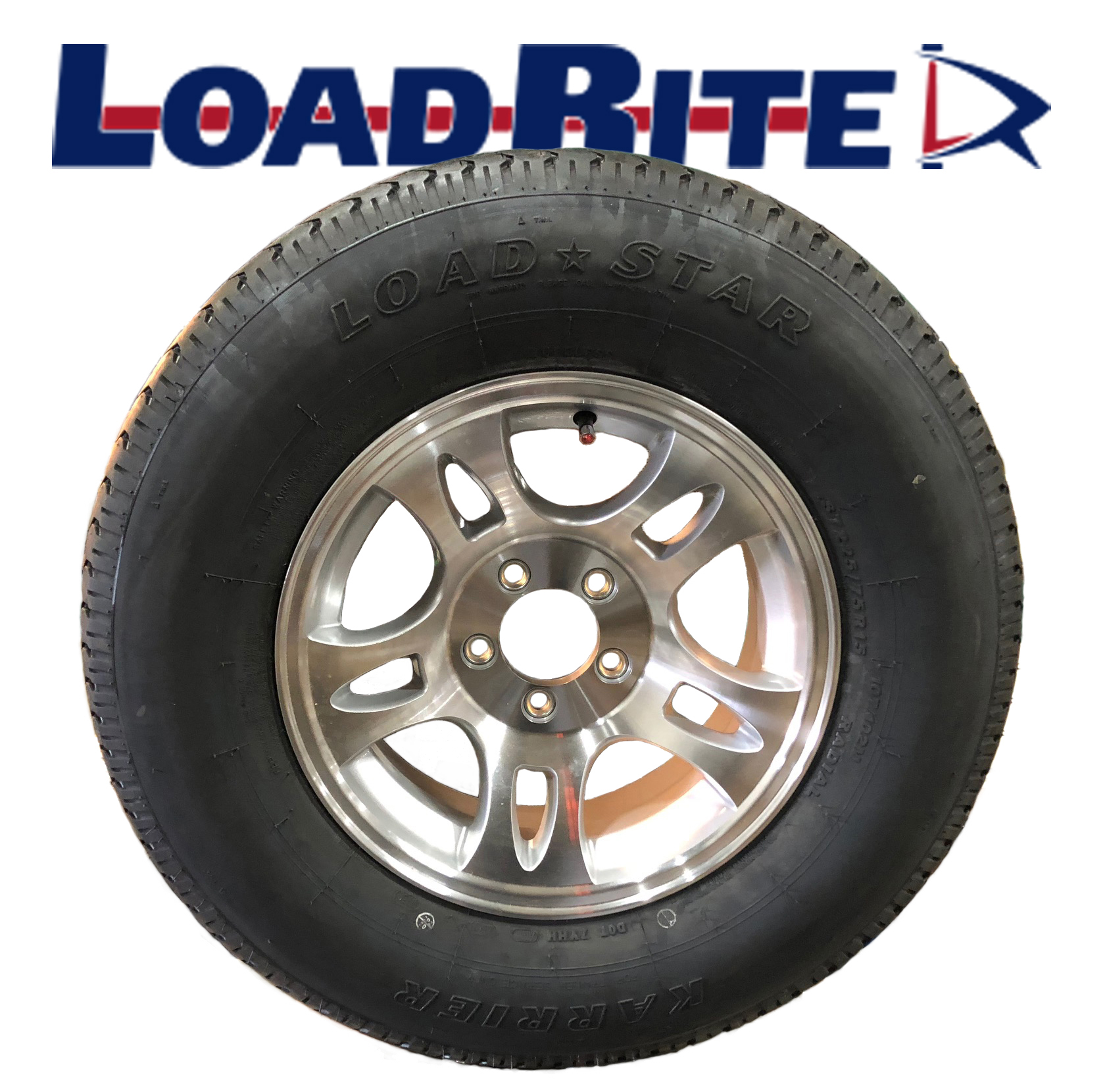 WHEEL ASSEMBLY - LT145/R12E - ALUMINUM - RADIAL