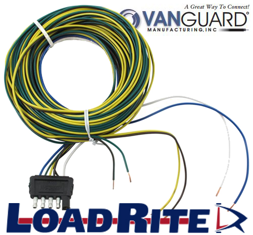 5 FLAT TRAILER WIRING HARNESS - 40'